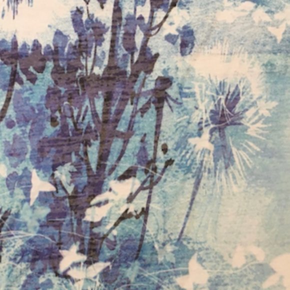 Pretty "watercolor" Floral tee - Coldwater Creek - Picture 3 of 10